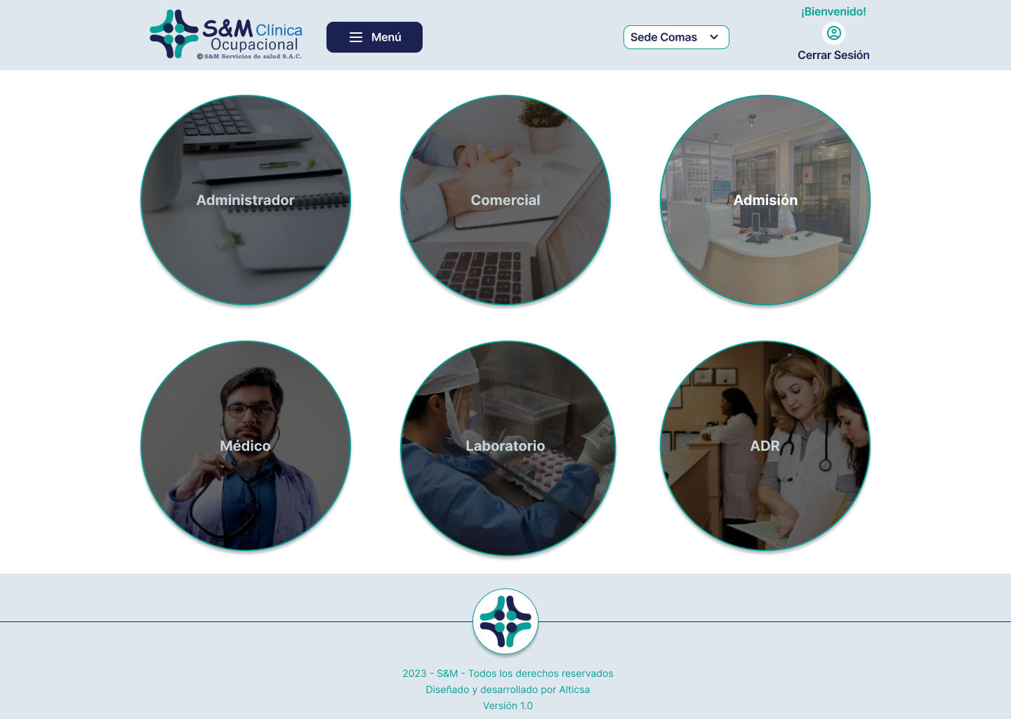 S&M Clínica ERP — pantalla 2